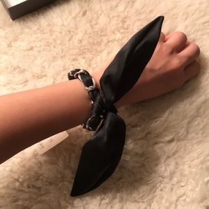 CARA New York: satin bracelet wristlet and hairtie